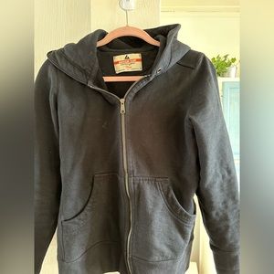 American Giant classic full zip hoodie, size L, 100% cotton.